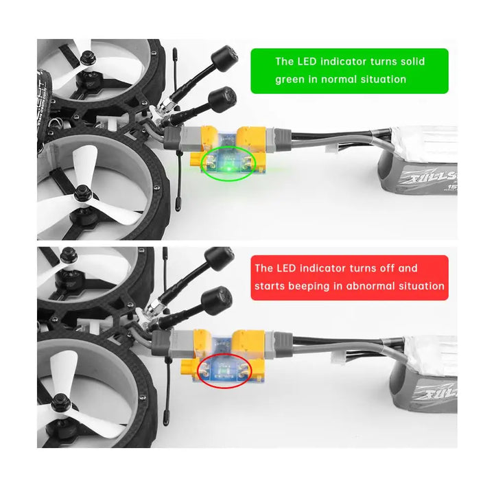 IFlight XT30 / XT60 Smart Smoke Stopper Fuse Test Safety Plug Short-circuit Protection Plug for RC FPV Racing drone