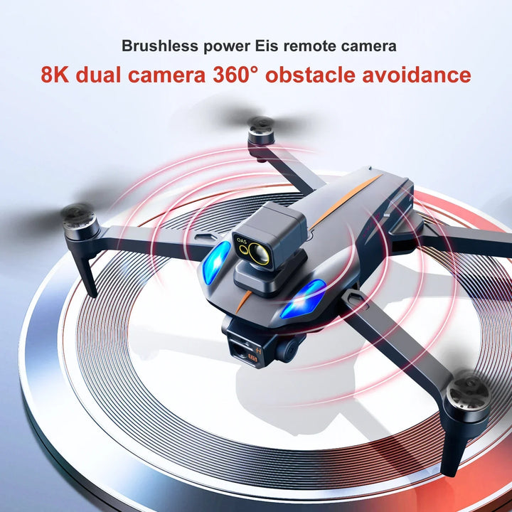 New K911 MAX GPS Drone 8K Dual HD Professional Obstacle Avoidance Camera Brushless Motor Foldable APP Remote Control Quadcopter