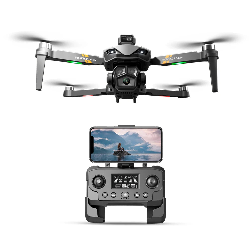 RG601 MAX Drone GPS 8K HD Camera FPV Aerial 5G Optical Flow Folding Dron with Dual WIFI Professional Large Size UAV 5KM