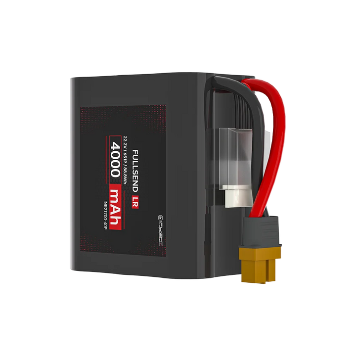 iFlight FULLSEND 6S 4000mAh 22.2V Li-Ion Battery — EVE INR21700-40P, XT60H, 12.5C, 88.8Wh, Long-Range FPV