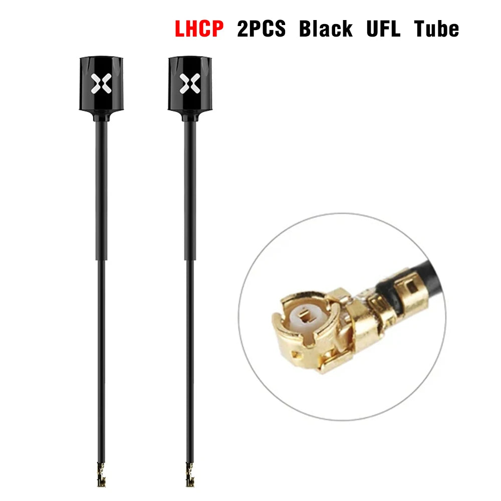 Foxeer Micro Lollipop 5.8GHz FPV Antenna 2.5dBi — RHCP/LHCP, UFL/SMA/RP-SMA, 1PC or 2PC