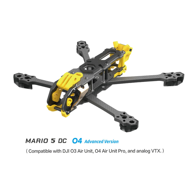 SpeedyBee Mario 5 Frame 5 inch DC / XH Version with Carbon Fiber Plate FPV Freestyle RC Racing Drone For O3 / O4 PRO