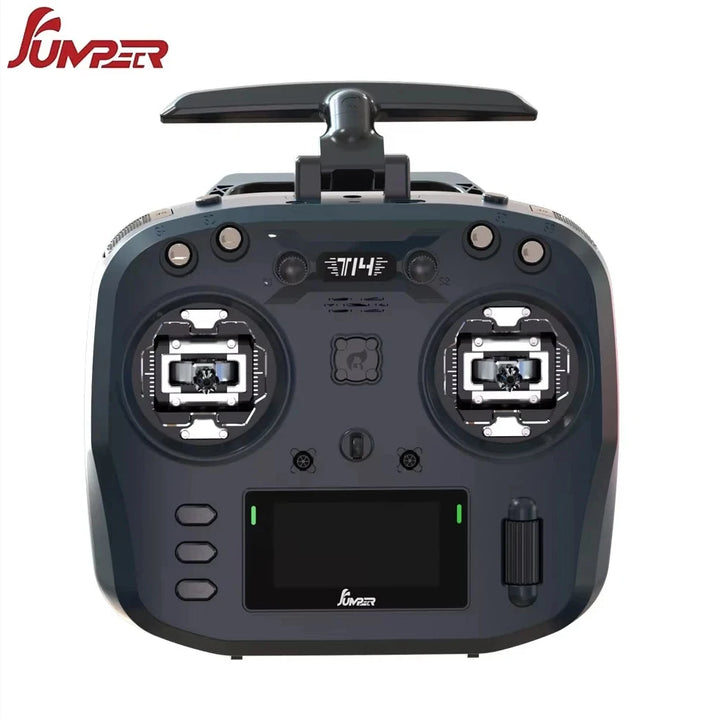 Jumper T14 ELRS RC Radio Transmitter 1W — 2.4GHz or 915MHz, CNC Hall Gimbals, OLED, Foldable Antenna