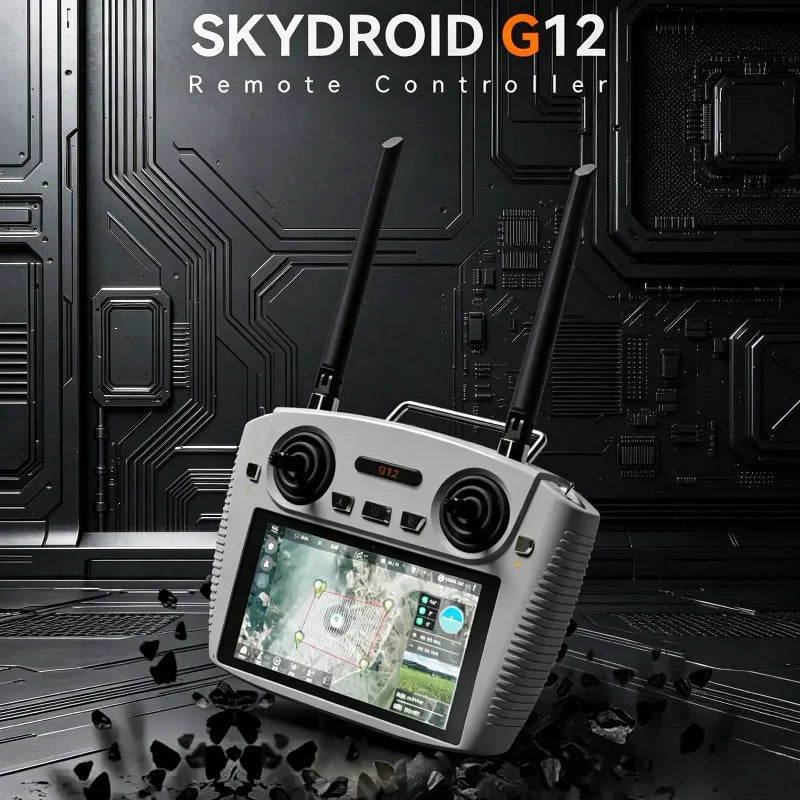 Skydroid G12 Handheld Ground Station — 20km, 5.5" 1080p, Dual-Band, 6nm, Android 13