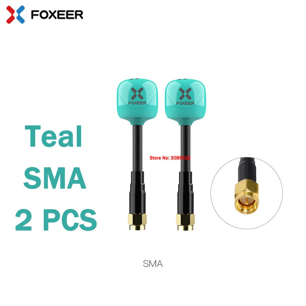 Foxeer Lollipop 4 Plus 5.8GHz FPV Antenna 2.6dBi RHCP — SMA / RP-SMA / UFL / MMCX, 1PC or 2PC