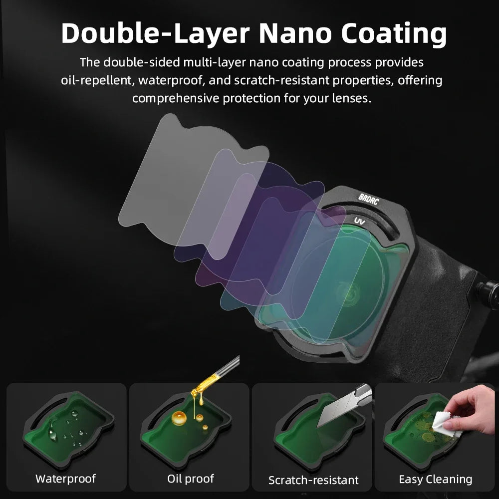 ND Lens Filter for DJI O4 Air Unit Pro Optical Glass Lenses Adjustable Filter Set ND8 ND16 ND32 ND64 UV CPL Accessories