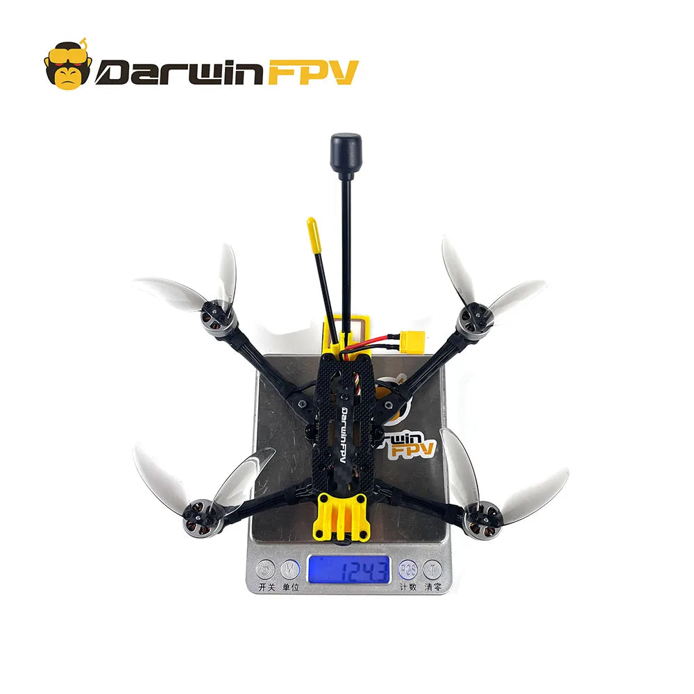 DarwinFPV  FoldApe4 4 Inch Folding Long Range FPV Drone F411 15A ELRS AIO Quadcopter