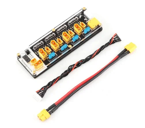 HGLRC Thor PRO LiPo Parallel Charging Board — 40A, XT60 + XT30, 2–6S, for IMAX B6, ISDT Q6 Nano, Reward6 Pro, P6