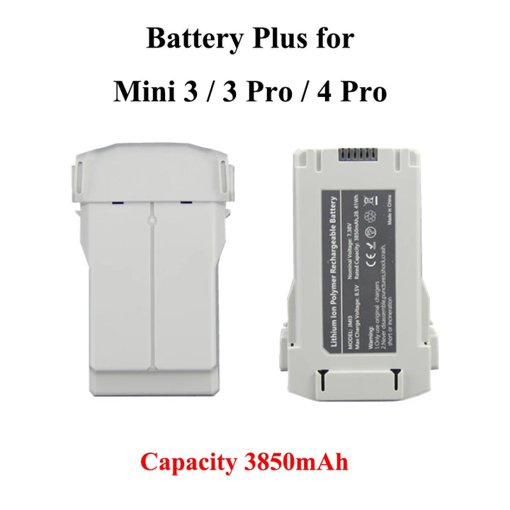 Mini 3 Intelligent Flight Battery Plus For Mini 4 Pro / 3 Pro 3850mah Flight Time 47 Minutes For Mini 3 Pro Drone Accessories