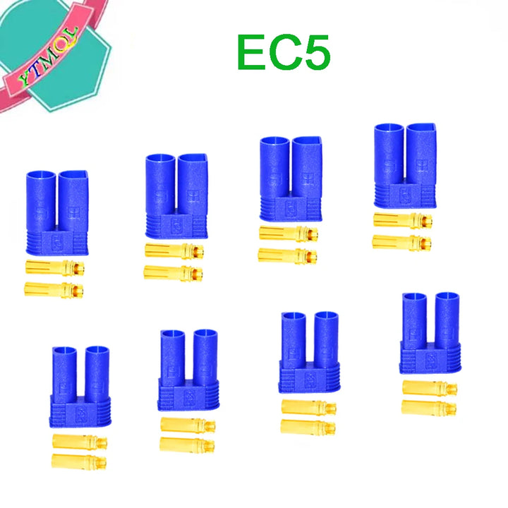 10-100PCS EC5 Male Female Bullet Connector Plug the Upgrade For RC FPV Lipo Battery RC Quadcopter