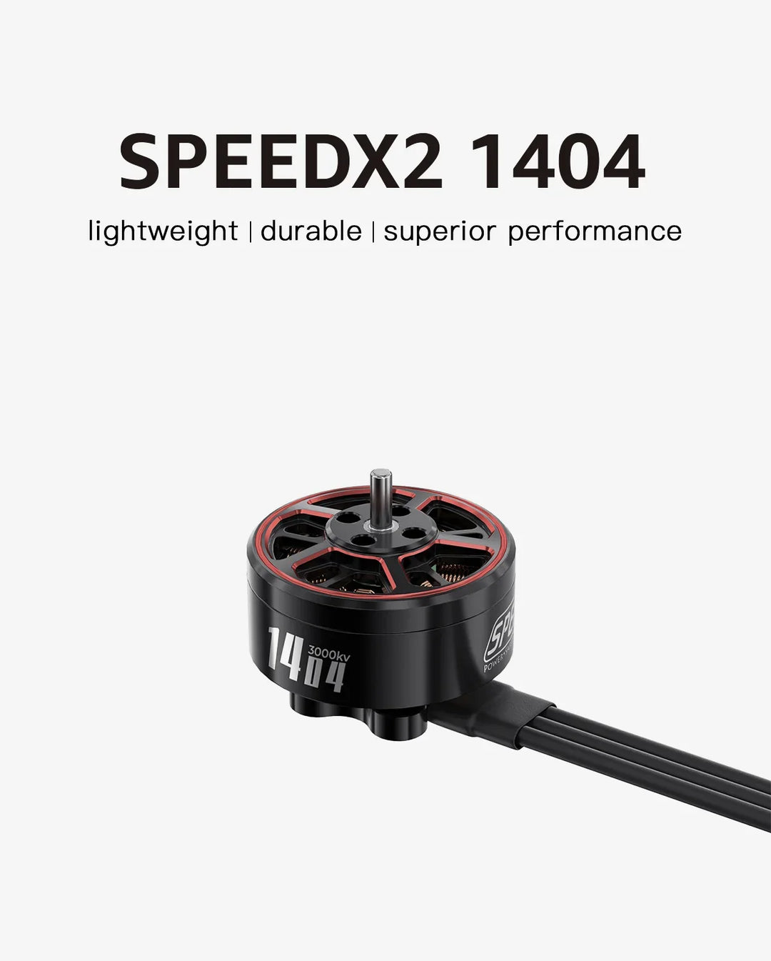 4pcs GEPRC SPEEDX2 1404 3000KV / 4600KV Motor Suitable for Tern-LR40 FPV Drones 2-inch 4-inch RC FPV Quadcopter Freestyle Drone