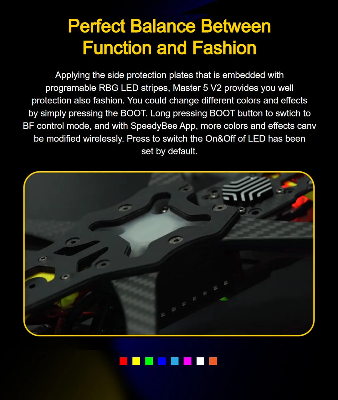 SpeedyBee Master 5 V2 5" FPV Drone - DJI O3 Air Unit F405 V3 2306 1900KV 6S