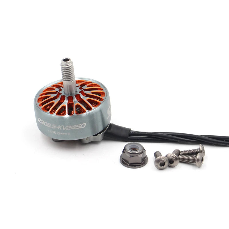 SPARKHOBBY XSPEED 2306.5 Pro 1700KV 2450KV Brushless Motor 3~6S Lipo 5mm Shaft Suitable for 5~6inch Propeller Racing Drones DIY