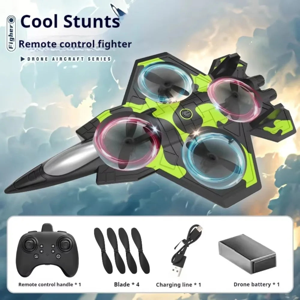RC Foam Fighter Drone - Gravity Sensing Glider Helicopter Toy