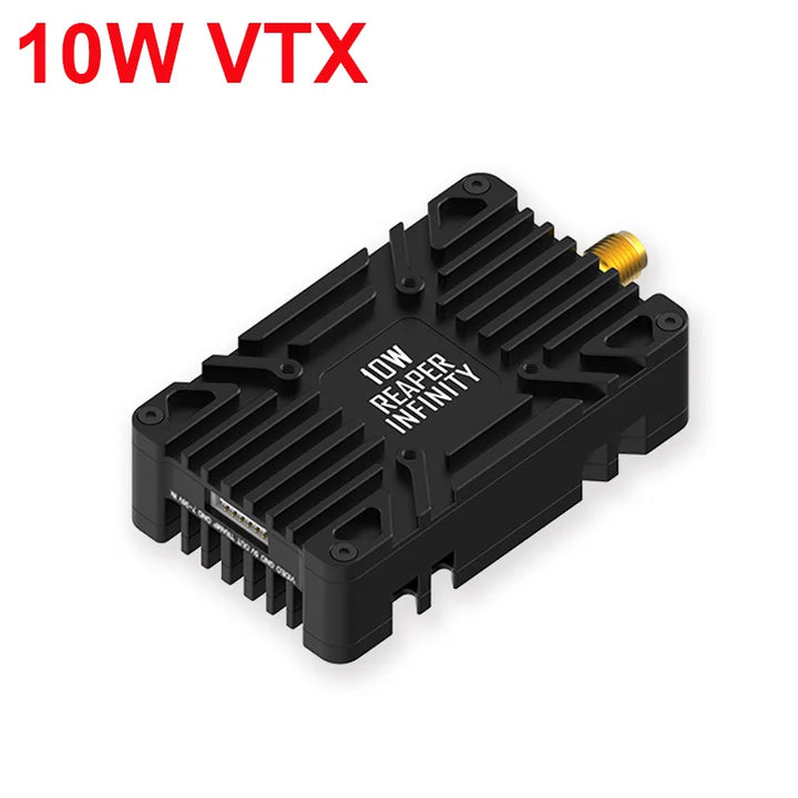 Foxeer Reaper Extreme V2 5.8GHz VTX — 2.5W / 3W / 5W / 10W, 72–80CH, Built-in Mic & Fan, Tramp, 20×20mm, for FPV Long Range Drones