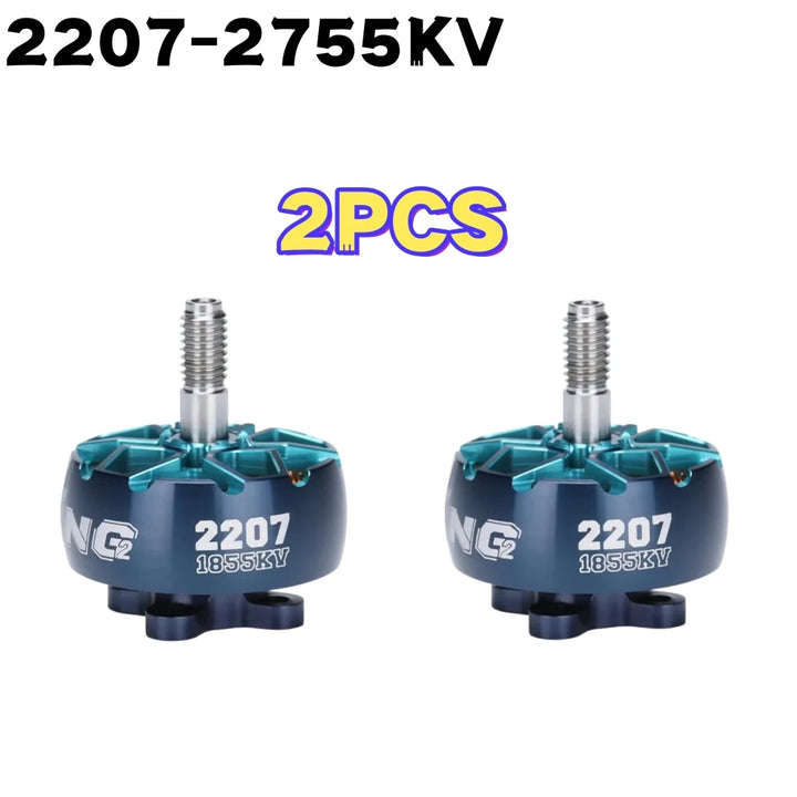 iFlight XING2 XING V2 2207 / 2306 1755 / 1855 / 2555 / 2755KV 4-6S Brushless FPV Motor with 5mm Shaft for RC FPV Drones