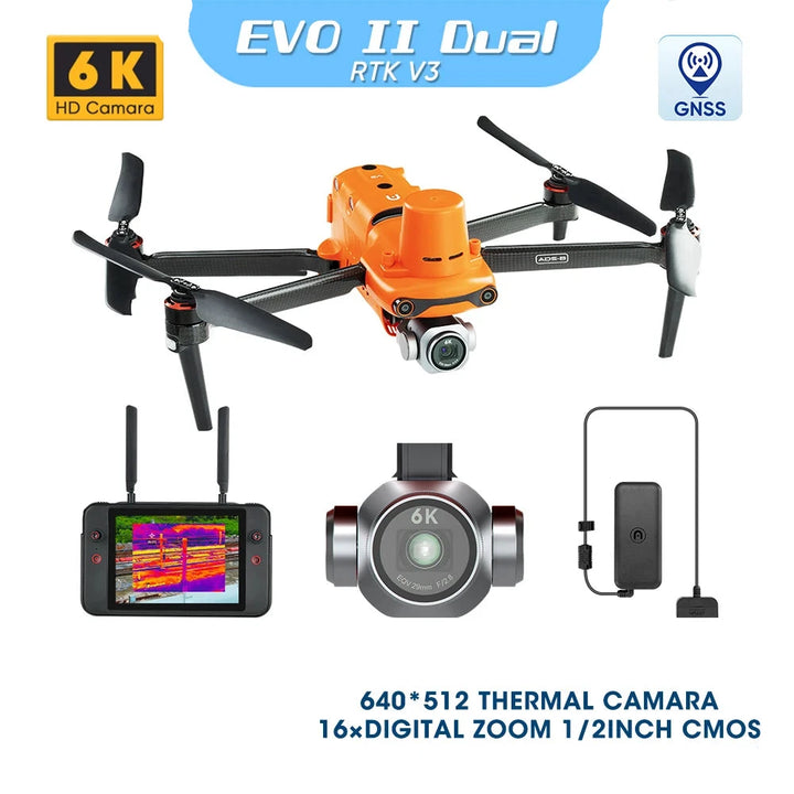 Autel RTK V3 Drone - 6K HD Camera 1" CMOS Sensor Centimeter-Level RTK Positioning Foldable Mapping Photography