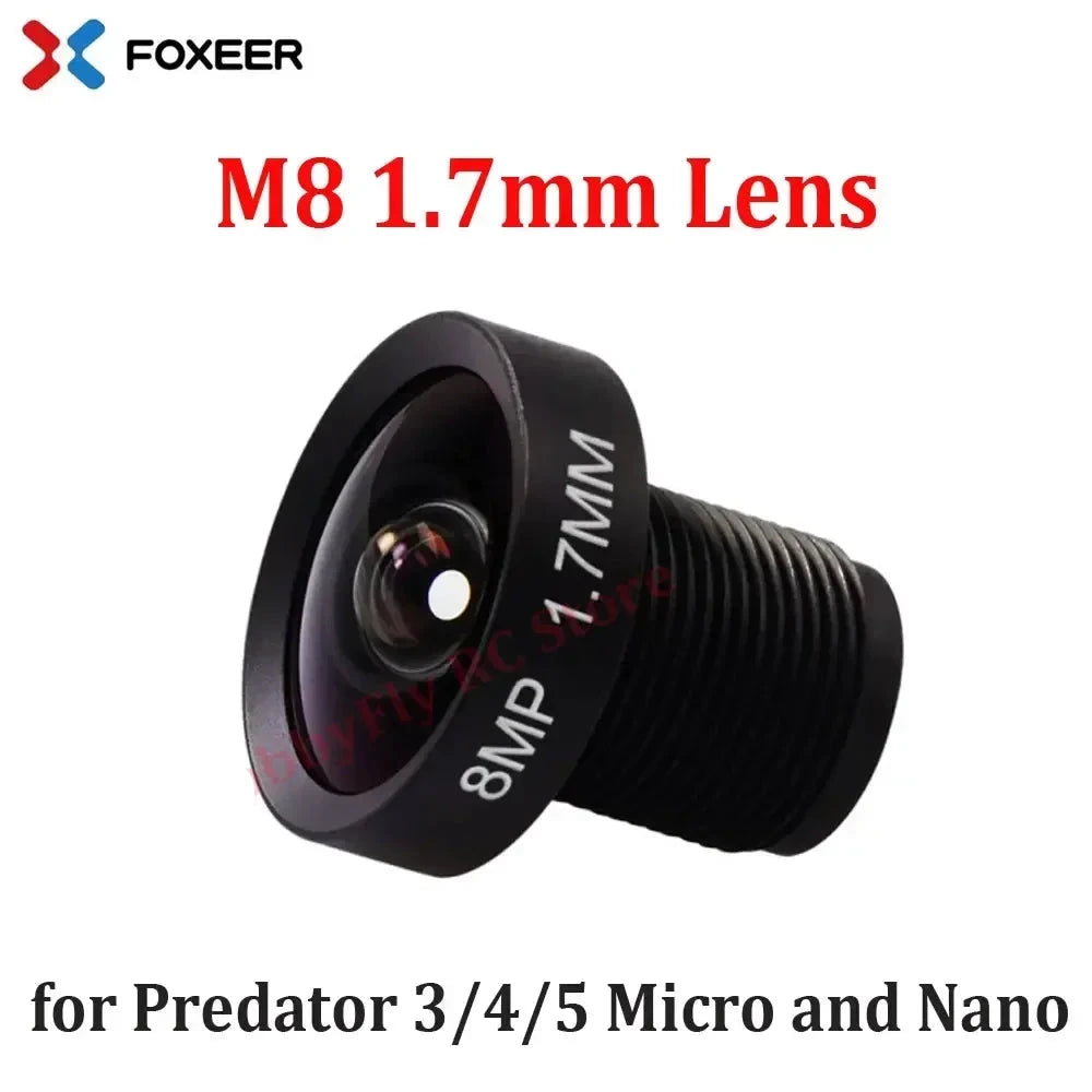 Original Foxeer Replacement Camera Lens 1.7mm 1.8mm 2.1mm 2.5mm Lens/M8 M12 Wide Angle Lens for Toothless/Predator/Falkor Camera