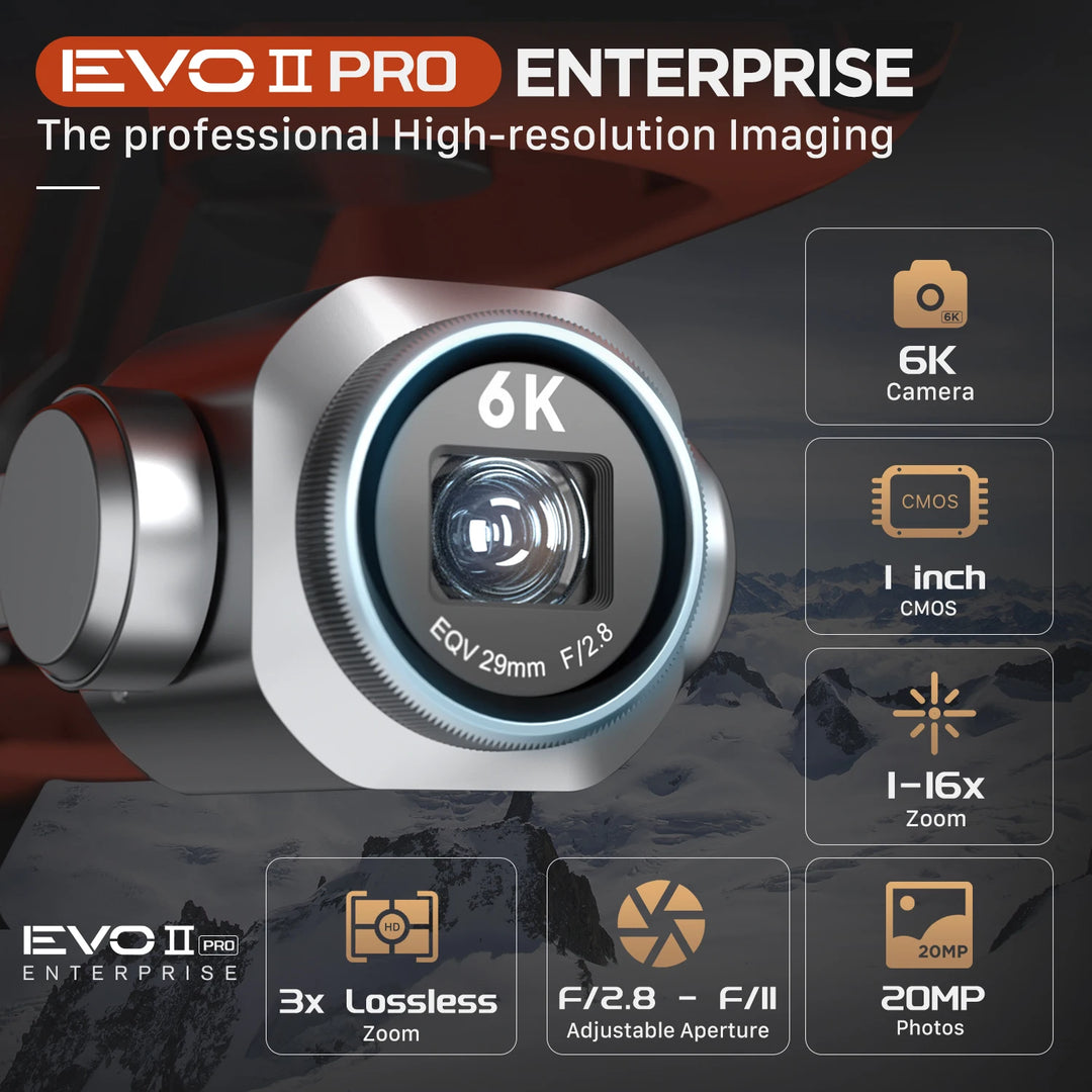 Autel EVO II Pro 6K Enterprise V3 Drone with Smart Controller
