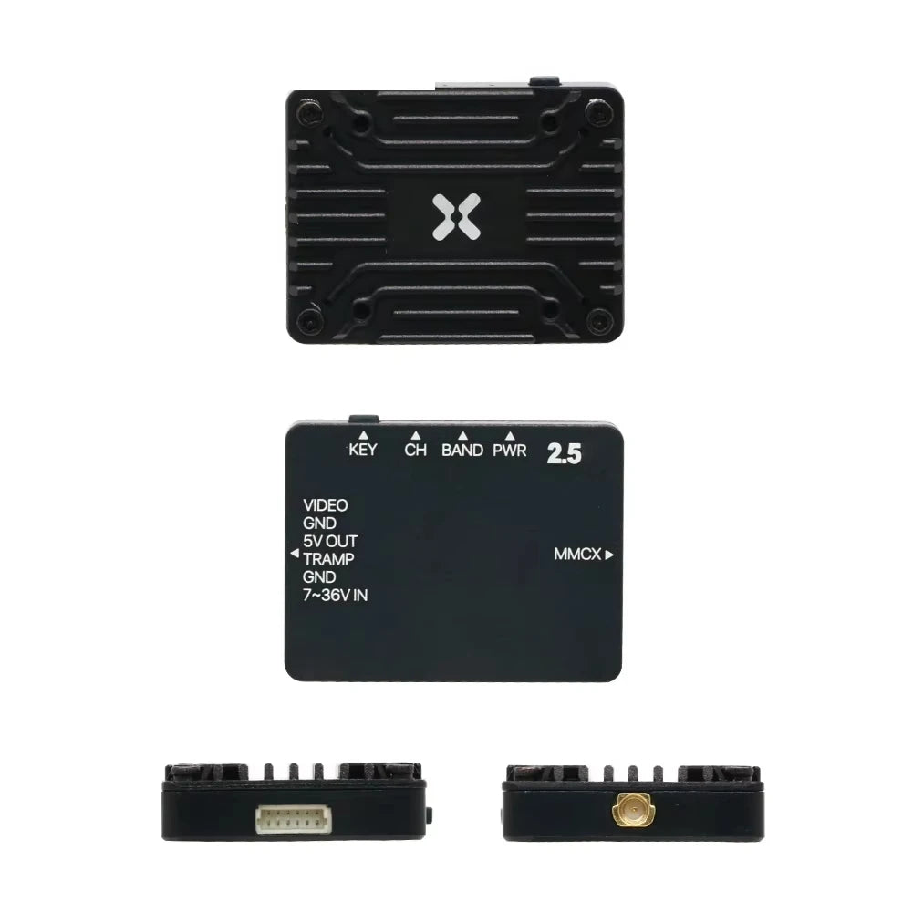 Foxeer Reaper Extreme 2.5W FPV VTX — 5.8GHz, 40CH, Pit/25/200/500mW/1.5W/2.5W, 7–36V, 20×20mm