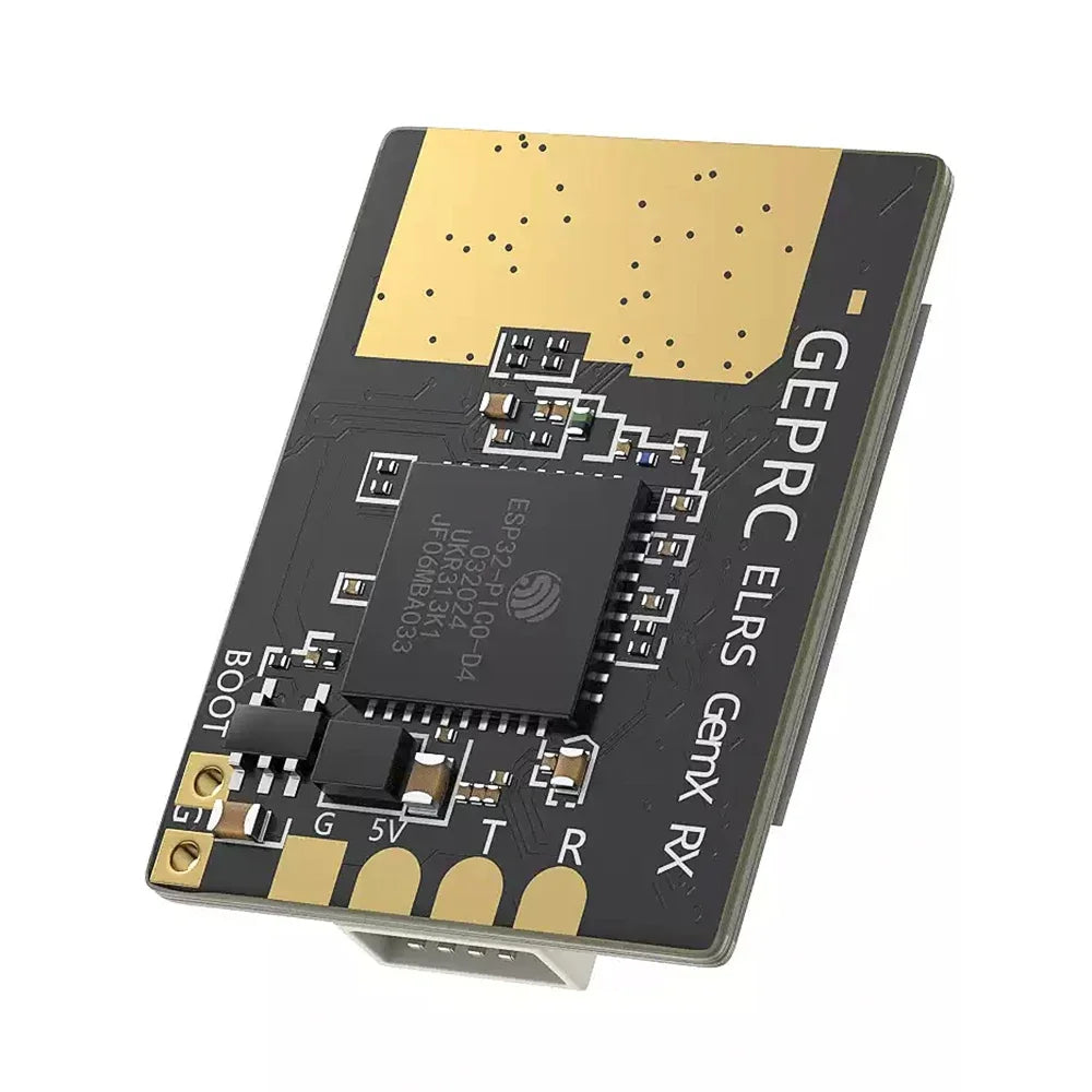 GEPRC ELRS GemX Gemini Dual-Band Receiver — 915MHz + 2.4GHz, LR1121, TCXO, 1000Hz, 100mW TLM, 1.7g, for FPV Drones