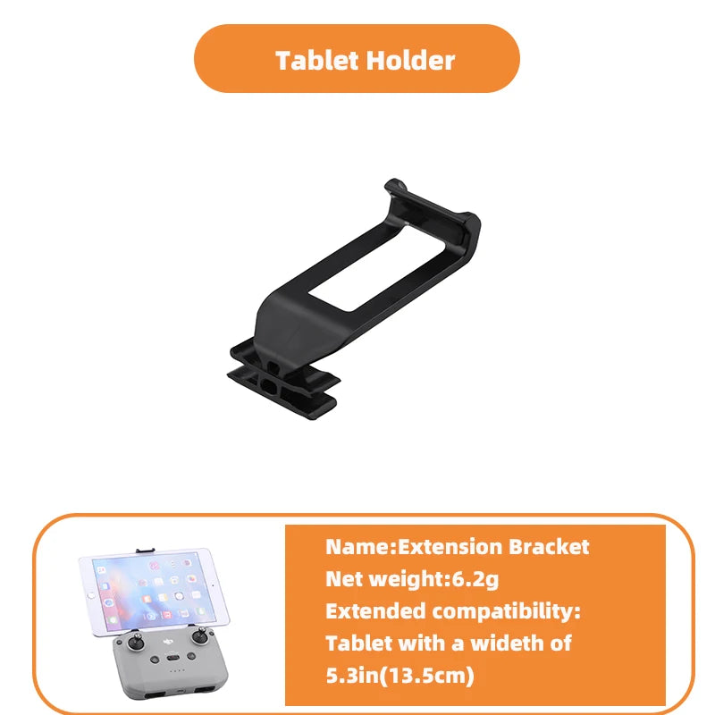 Expansion Bracket for DJI Mavic 3/Air 2S/Air 2/Mini 2/Mini 3 Pro/Air 3/Neo/Flip Drone Remote Control Tablet Holder Phone Holder