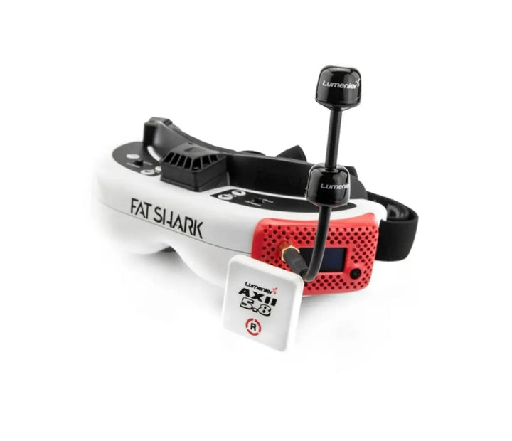 FatShark Dominator HDO2 FPV Goggles — ImmersionRC RapidFIRE & Lumenier AXII Antenna Bundle