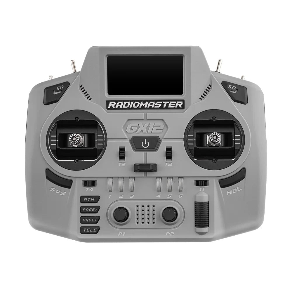 RadioMaster GX12 Crush Edition — Dual-Band ELRS Gemini-X, 1000Hz CNC Hall Gimbals, EdgeTX, 6 Colors, FCC