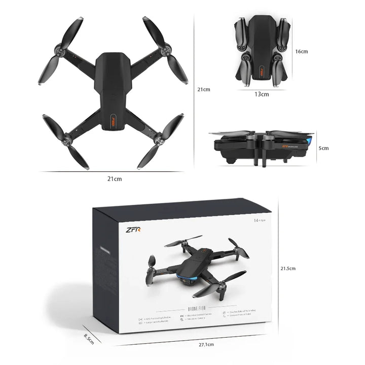 F188 Drone with 5G Wifi GPS Brushless Motor 6K HD Camera Long Flying Time Remote Control Quadcopter