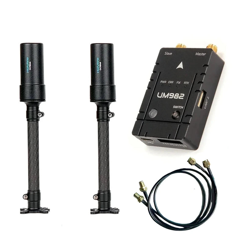 HolyBro H-RTK Unicore UM982 — Dual Antenna RTK GPS, Moving Baseline Yaw, 0.8cm RTK Accuracy, 20Hz, IST8310 Compass, for Pixhawk & UAV Autopilots