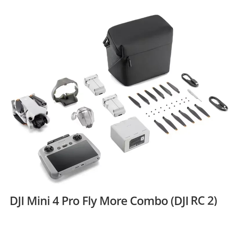 DJI Mini 4 Pro Drone / RC 2 / RC-N2 Combo 4K/60fps HDR True Vertical Shooting ActiveTrack 360° 100% Original Brand