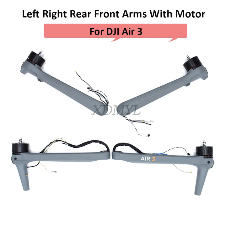 Motor Arm For DJI Air 3 Left Right Front Rear Arms With Motor For DJI Air 3 Replacement Repair Parts Drone Accessories