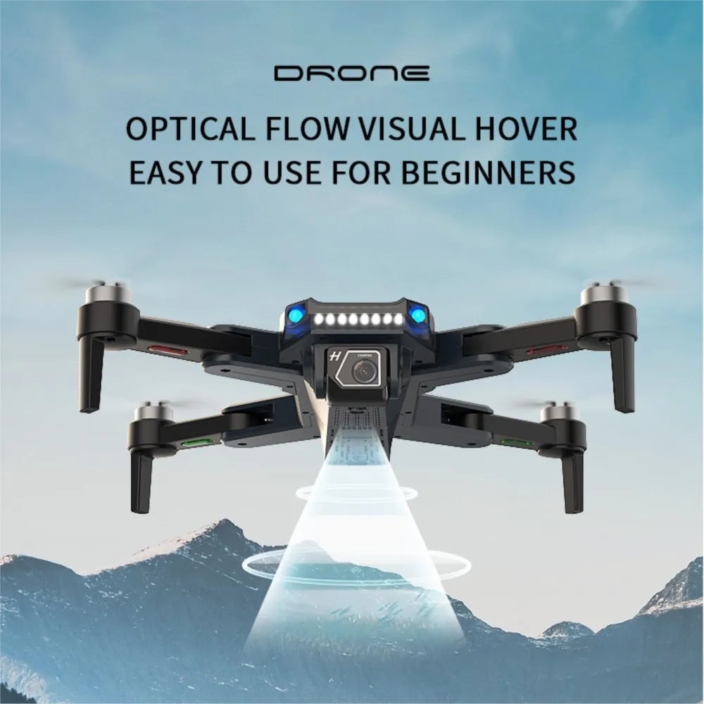 JJRC X33 8K GPS Drone with Brushless Motors, Foldable Design, Obstacle Avoidance, Dual Cameras, and Real-Time HD Transmission