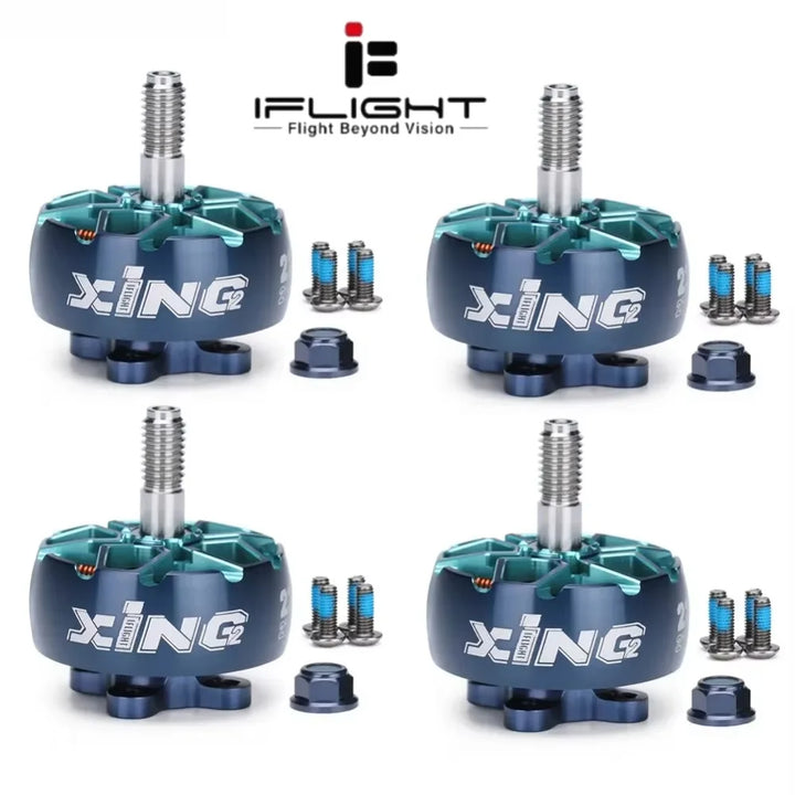 iFlight XING2 XING V2 2207 / 2306 1755 / 1855 / 2555 / 2755KV 4-6S Brushless FPV Motor with 5mm Shaft for RC FPV Drones