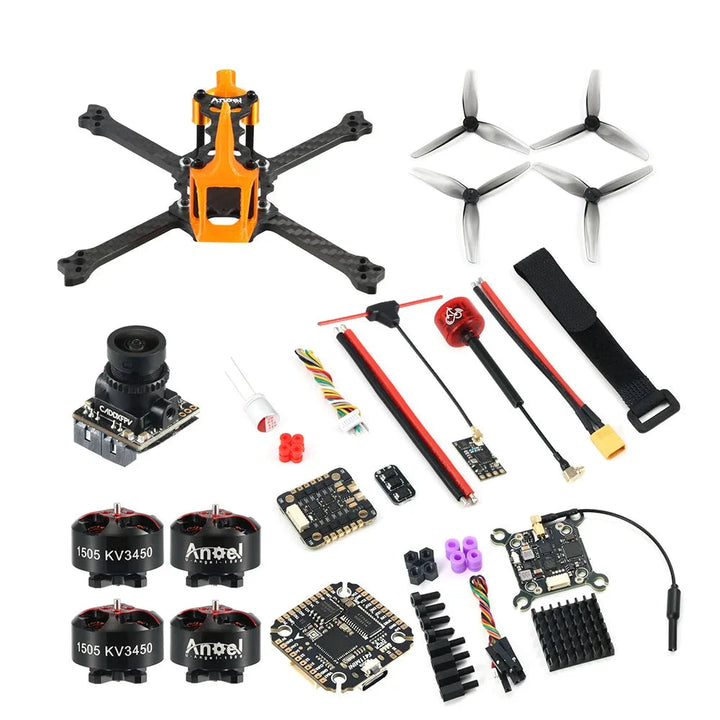 Angel35 3.5" Micro Freestyle FPV Drone BNF — 4-6S, 1606 2750KV, F405 FC, 40A ESC, 1200TVL, 1W VTX, ELRS