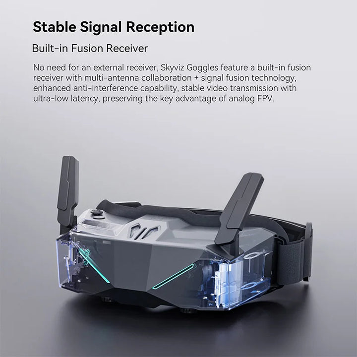 iFlight Skyviz FPV Analog Goggles Dual 100Hz Micro-OLED 1920×1080 DVR 5.8GHz