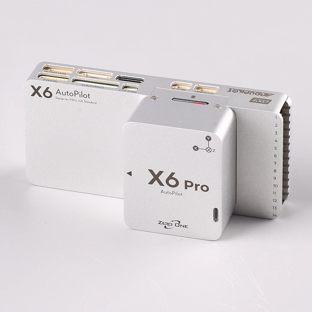 Zero One X6 Pro Enterprise Flight Controller — FMU v6X, STM32H7, Triple IMU, ICM42653, RM3100, 100Mbps Ethernet, VTOL & PX4