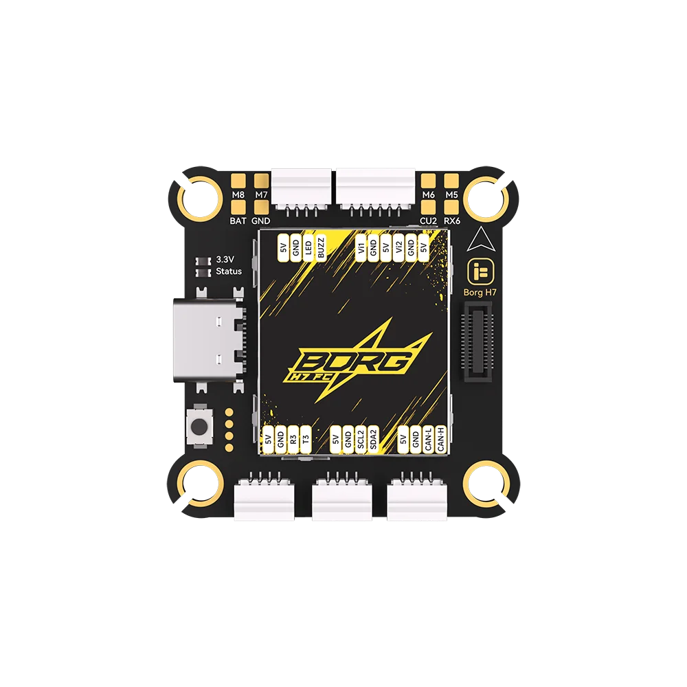 iFlight Borg H7 Stack — STM32H743, Dual ICM42688P, 4–12S FC + Borg 60A BL32 ESC