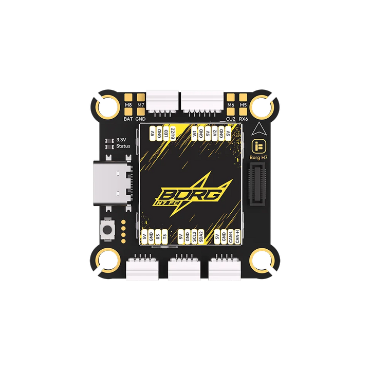 iFlight Borg H7 Stack — STM32H743, Dual ICM42688P, 4–12S FC + Borg 60A BL32 ESC