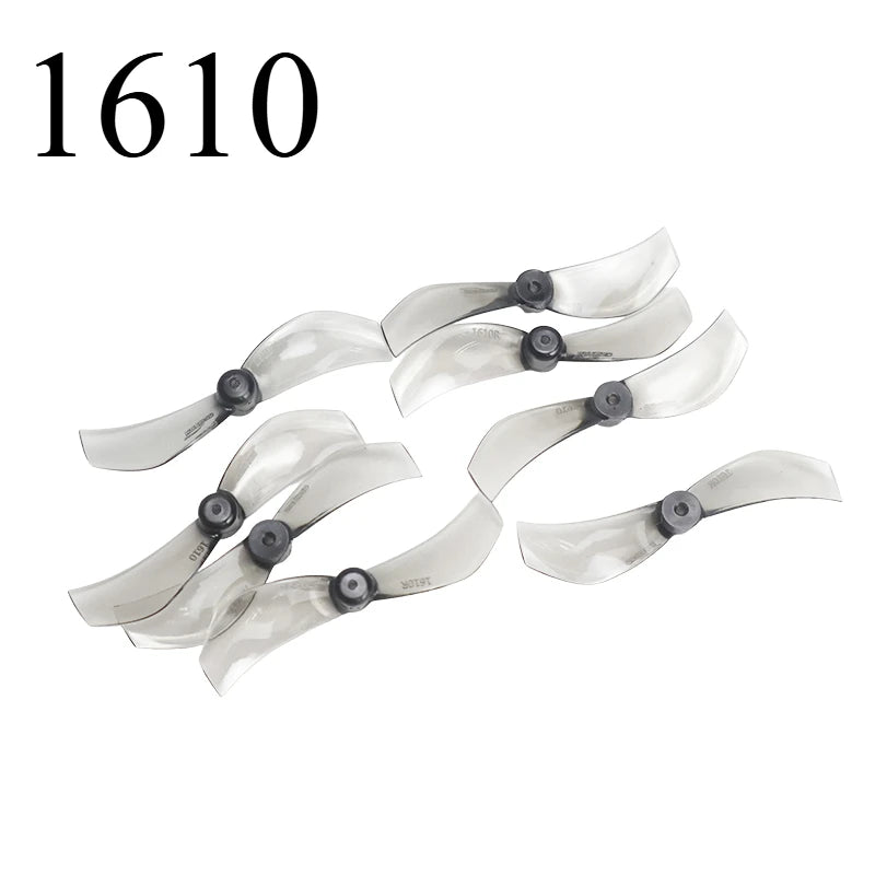 Gemfan 1610 40mm 2-Blade Micro Whoop Props 4 Pairs 1mm/1.5mm for 1102 Motors