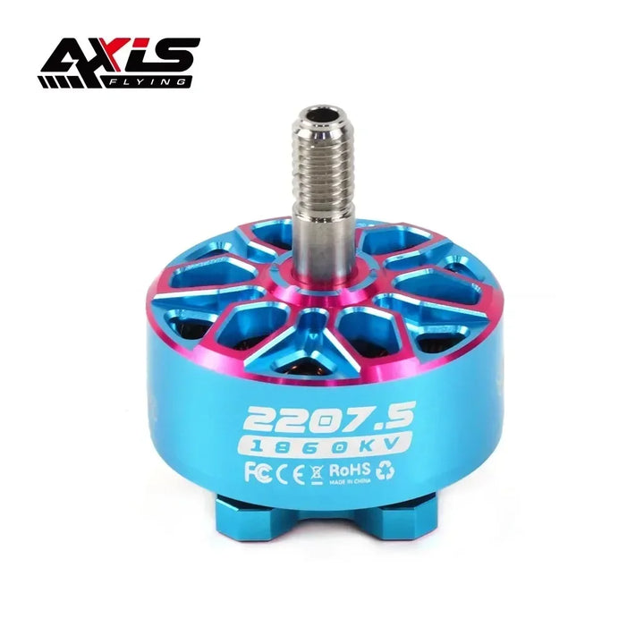 Axisflying Bando 2207.5 6S Brushless Motor — 1860KV / 1960KV, 5" FPV Freestyle & Cinewhoop (4PCS)