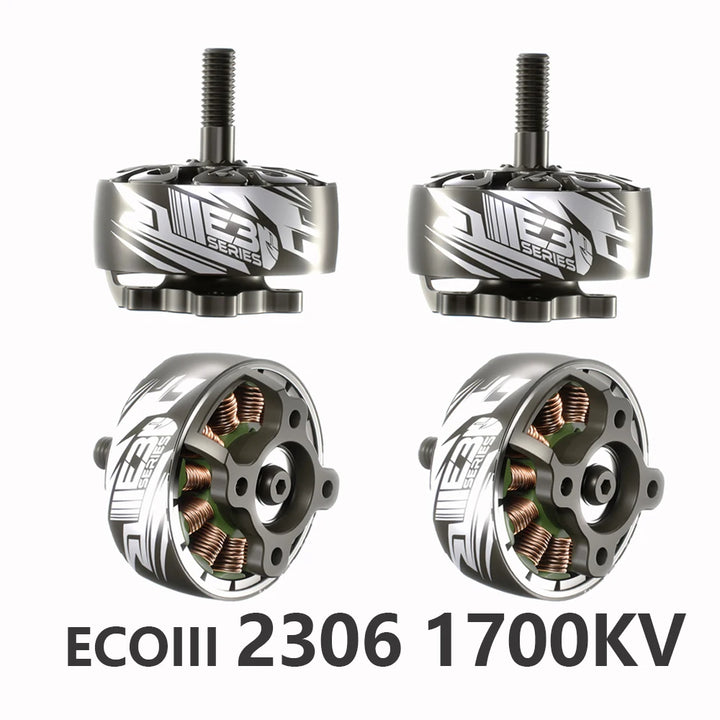 4pcs/lot Newest Emax ECOIII E3 2207 2306 2807 2808 Brushless Motor Compatible With 5inch 7inch FPV Drone