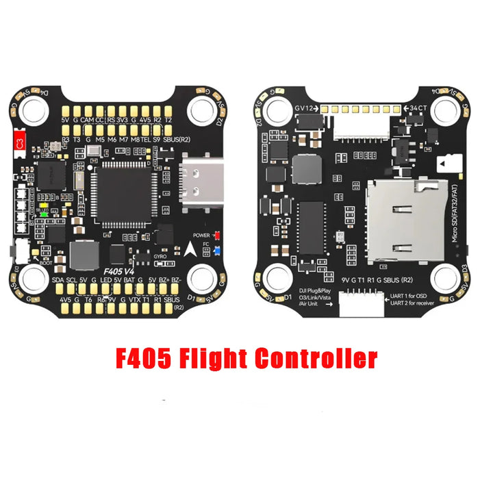 30x30mm FC,Bluetooth,iNAV/Betaflight: 3-6S 5-8 Inch FPV Drone + SpeedyBee F405 V4 Stack+BLS 55A 4-in-1 ESC | All-in-One FPV Part