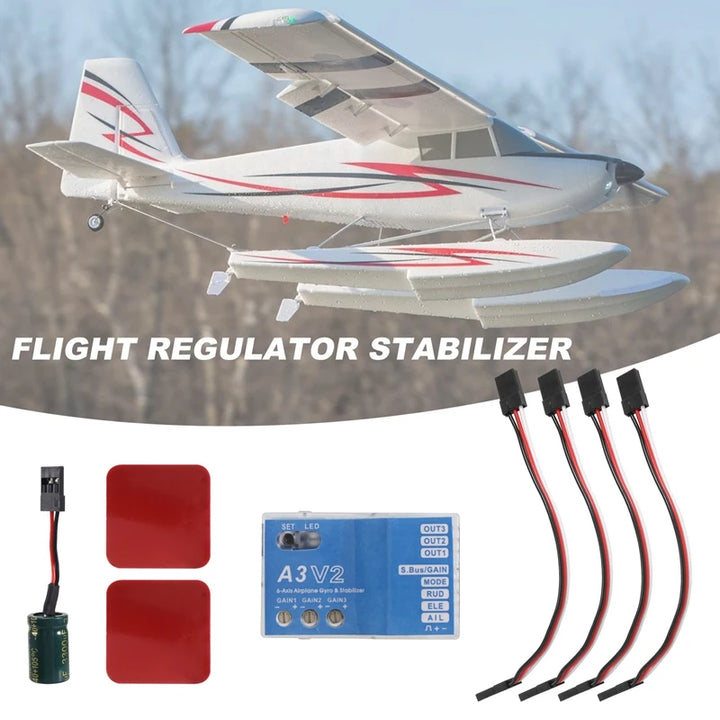 A3 V2 Flight Controller Stabilizer 4 Flight Modes For RC Airplane Airplane RC Metal Gift Accessory For RC Lovers