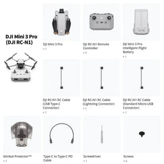 DJI Mini 3 Pro Drone - 4K Video, True Vertical Shooting, GPS Under 249g