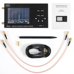6G SA6 Spectrum Analyzer Signal Generator 35M-6.2GHz Signal Source 1300MHz-10GHz Log Periodic Antenna Test Signal Equipment