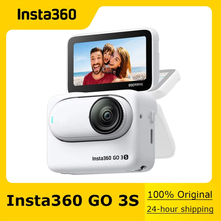 Brand New Insta360 GO 3S tiny mighty 4K camera White- New Product