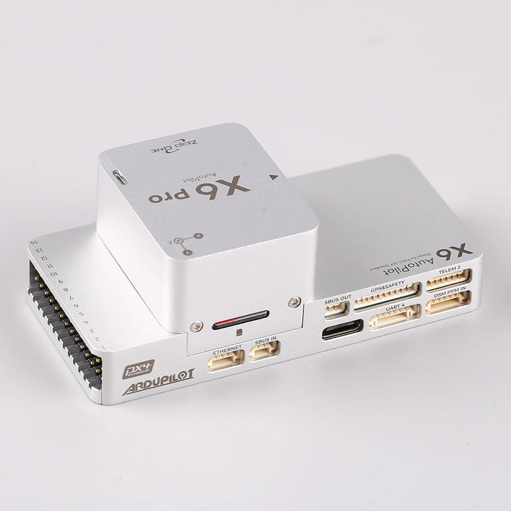 Zero One X6 Pro Enterprise Flight Controller — FMU v6X, STM32H7, Triple IMU, ICM42653, RM3100, 100Mbps Ethernet, VTOL & PX4