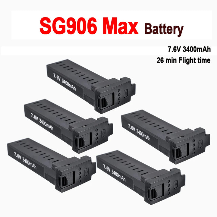 ZLL SG906 Max Original Battery 7.6V 3400mAh Lipo Battery Accessories Spare Battery For SG906 Max Drone Battery