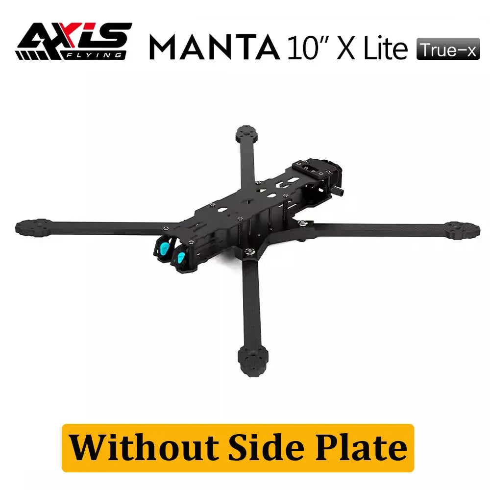 Axisflying MANTA10" Lite 10inch FPV Freestyle Drone Ture X Frame Kit 402mm Wheelbase T700 Carbon Compatible 10inch Propeller